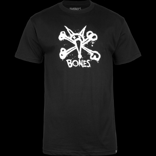 BONES WHEELS Central T-shirt Black