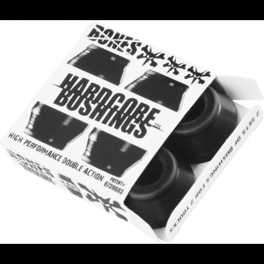 BONES® Hardcore Bushings® - Hard - Black (2 sets)