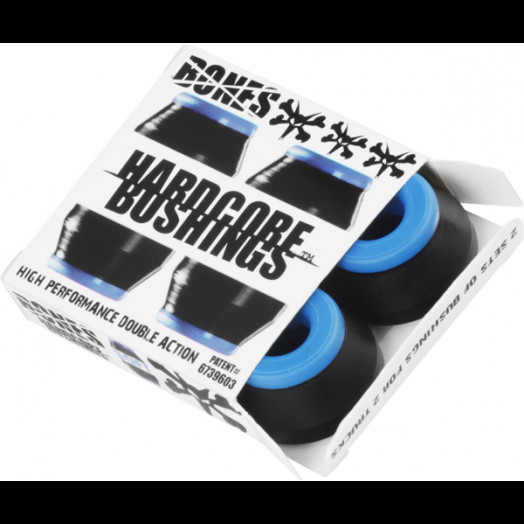 BONES® Hardcore Bushings® - Soft - Black (2 sets)