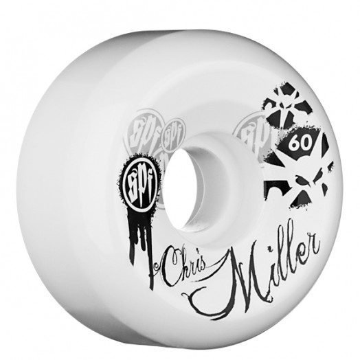 BONES WHEELS Pro Chris Miller SPF 60mm (4 Pack) - BONES WHEELS