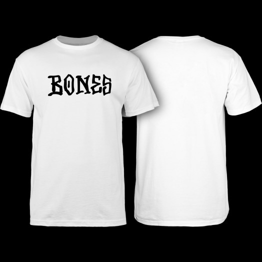 BONES WHEELS BW Frontal Youth T-shirt White
