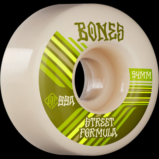 BONES WHEELS STF Skateboard Wheels Retros 54mm V4 Wide 99A 4pk