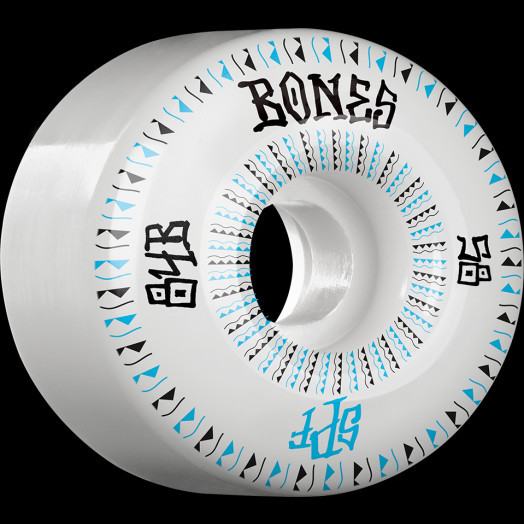 BONES WHEELS SPF Linears Skateboard Wheels 84B 58mm 4pk White P2 Fatties