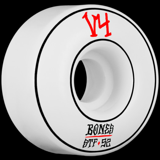 BONES WHEELS STF Annuals Skateboard Wheel Wides 52mm 4pk White