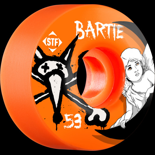 BONES WHEELS STF Pro Bartie Angel 53mm Orange Wheel 4pk