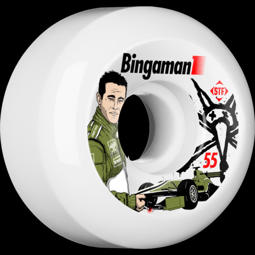 BONES WHEELS STF Pro Bingaman Formula 55mm Wheels 4pk