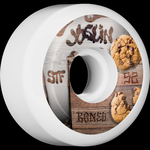 BONES WHEELS STF Pro Joslin Cookies Skateboard Wheels V5 Sidecut 52mm 4pk