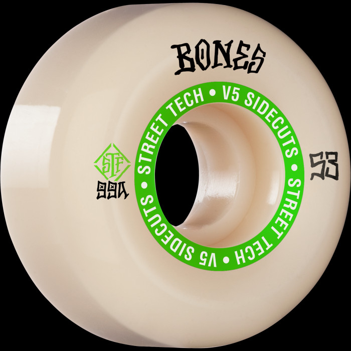BONES WHEELS STF Skateboard Wheels Ninety-Nines 53mm V5 Sidecut