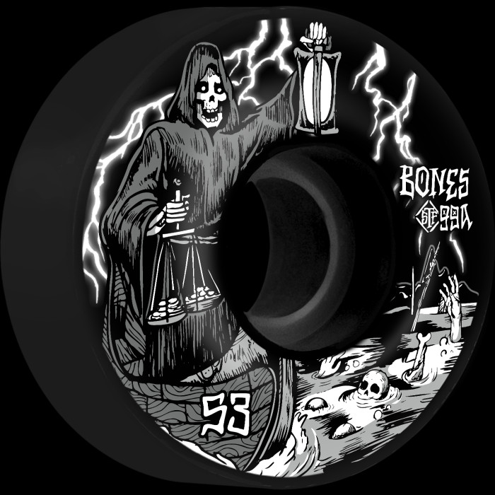 BONES WHEELS STF Skateboard Wheels Reaper Crossing 53mm V1