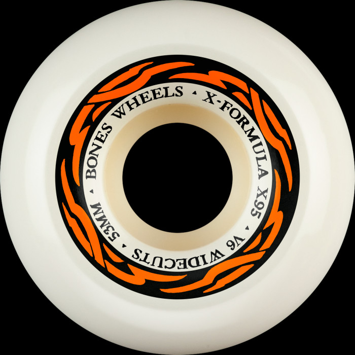 BONES WHEELS X-Formula Skateboard Wheels XF 53 V6 WIDECUTS X95 4PK