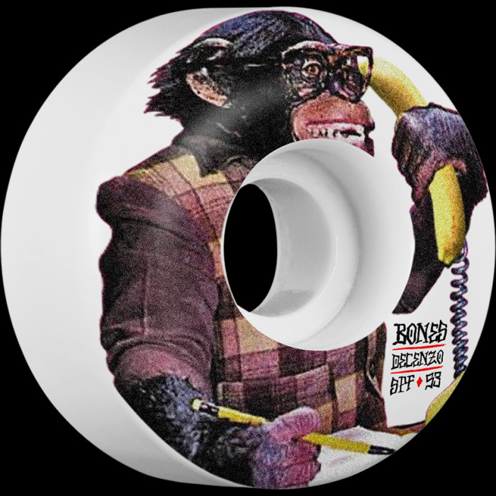 BONES WHEELS STF Pro Decenzo Monkey Skateboard Wheels V2 Locks