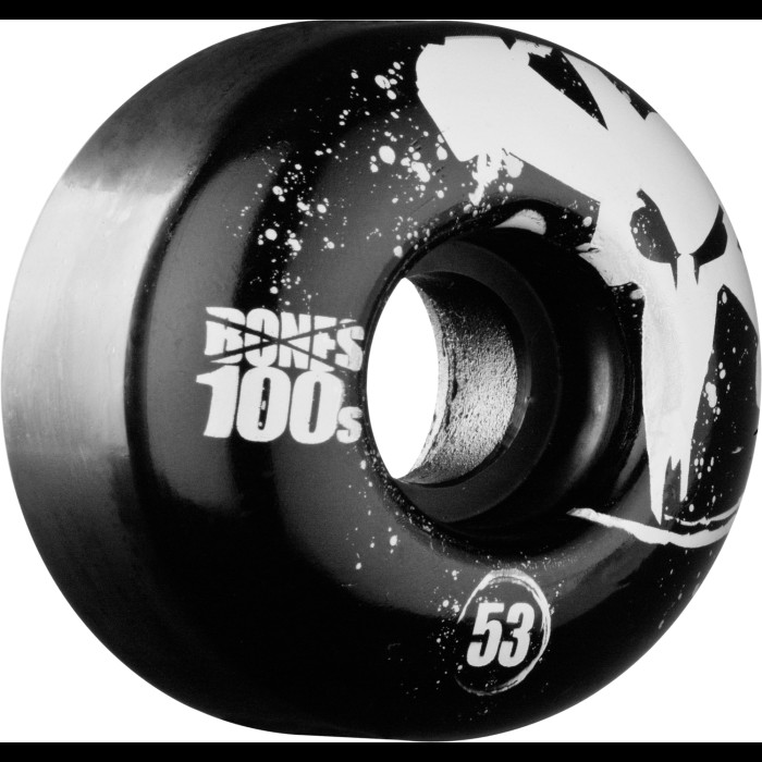 BONES WHEELS OG 100s 53mm - Black (4 pack) - BONES WHEELS