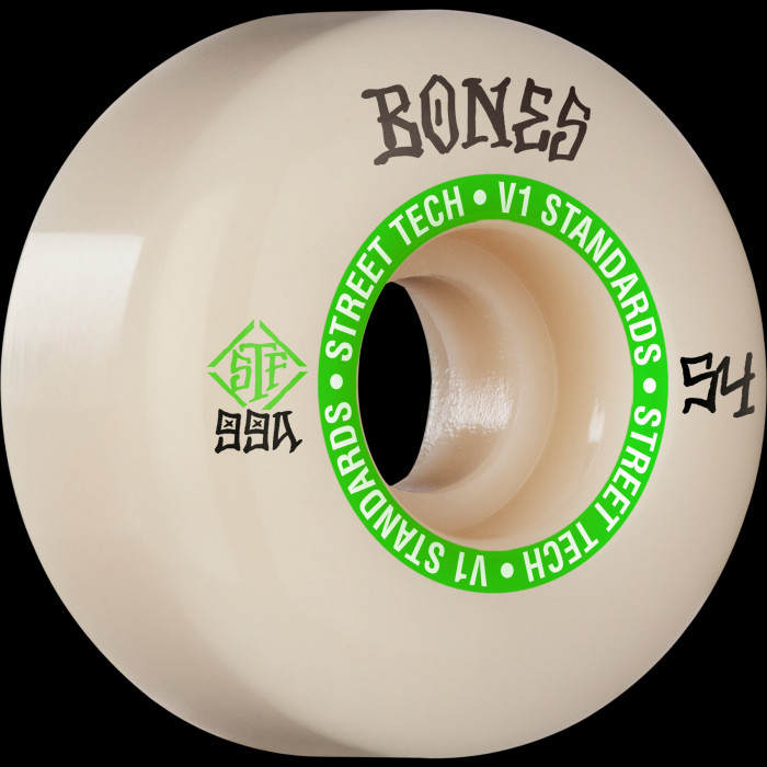 2026 新作 BONES X-F STANDARD V1 54mm 99A BONES WHEELS STF Skateboard Wheels Ninety-Nines 54mm V1 Standard