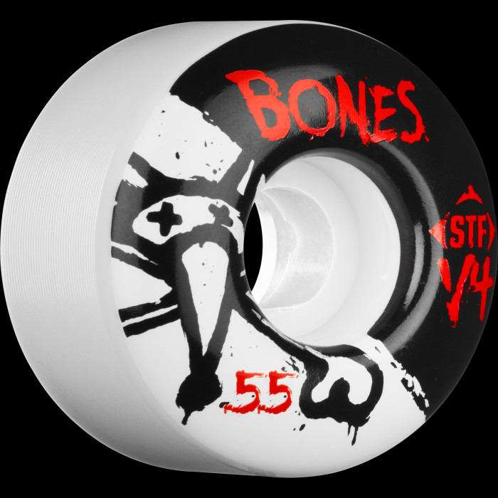 BONES WHEELS STF V4 Series 55x34 Skateboard Wheels 83B 4pk - BONES