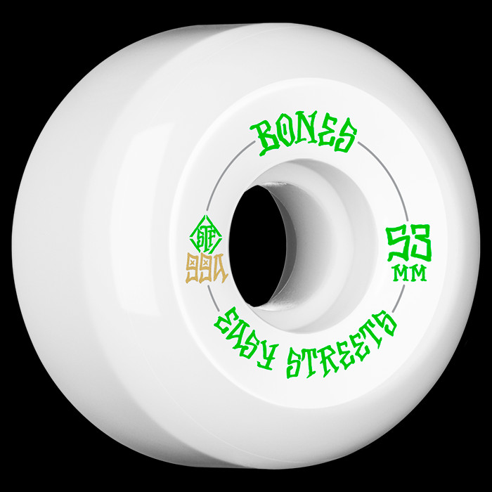 BONES WHEELS STF Easy Streets Skateboard Wheels V5 Sidecut 53mm