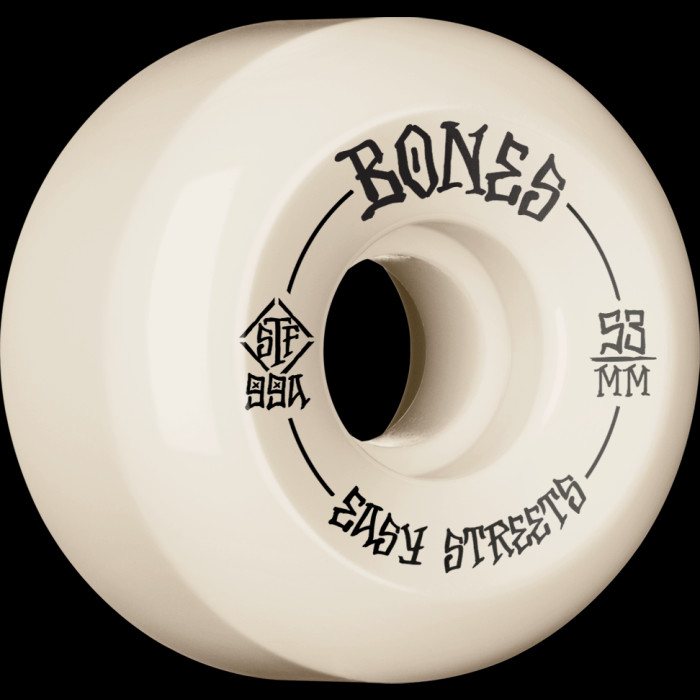 BONES WHEELS STF Skateboard Wheels 53mm 99a Easy Streets V5