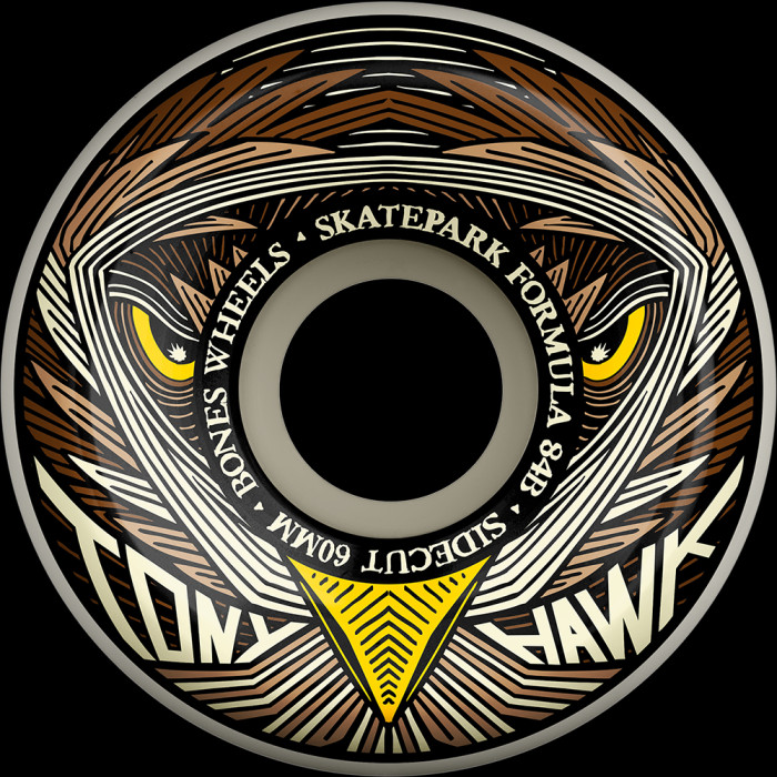 BONES WHEELS PRO SPF Skateboard Wheels Hawk Night Hawk 60mm