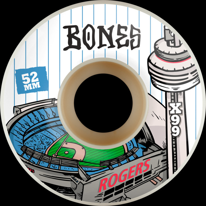 BONES WHEELS X-Formula Skateboard Wheels Rogers Centre 52mm V1 99A