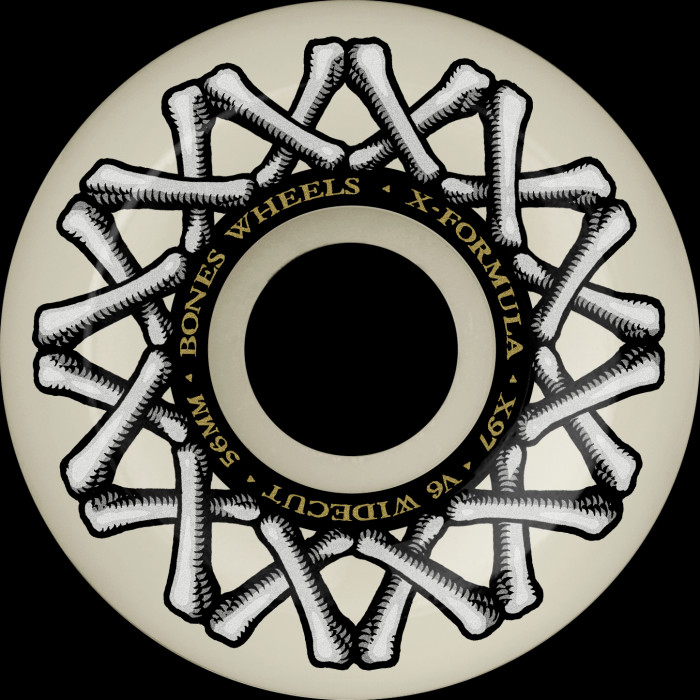 スケートボード Bones wheel X-formula 97a 56mm BONES WHEELS X-Formula Skateboard Wheels XF WIDECUT 56 V6 X