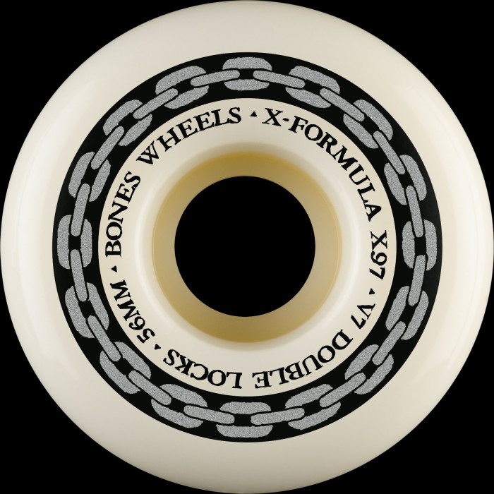 スケートボード Bones X-formula Double Locks 56mm BONES WHEELS X-Formula Skateboard Wheels XF 56 V7 DOUBLE LOCKS X97