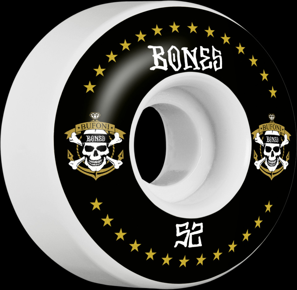BONES WHEELS STF Pro Bufoni Live 2 Ride Skateboard Wheels V1 Standard