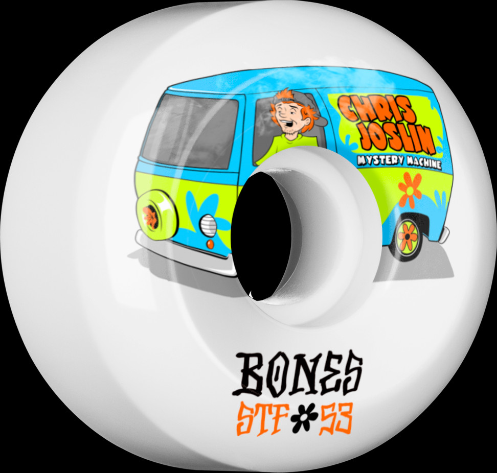 BONES WHEELS STF Pro Joslin Shaggy 53x31 V5 Skateboard Wheels 83B 4pk
