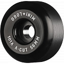 Mini Logo Skateboard Wheels A-cut "2" 56mm 101A Black 4pk