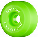 Mini Logo Skateboard Wheels A-cut "2" 54mm 95A Green 4pk