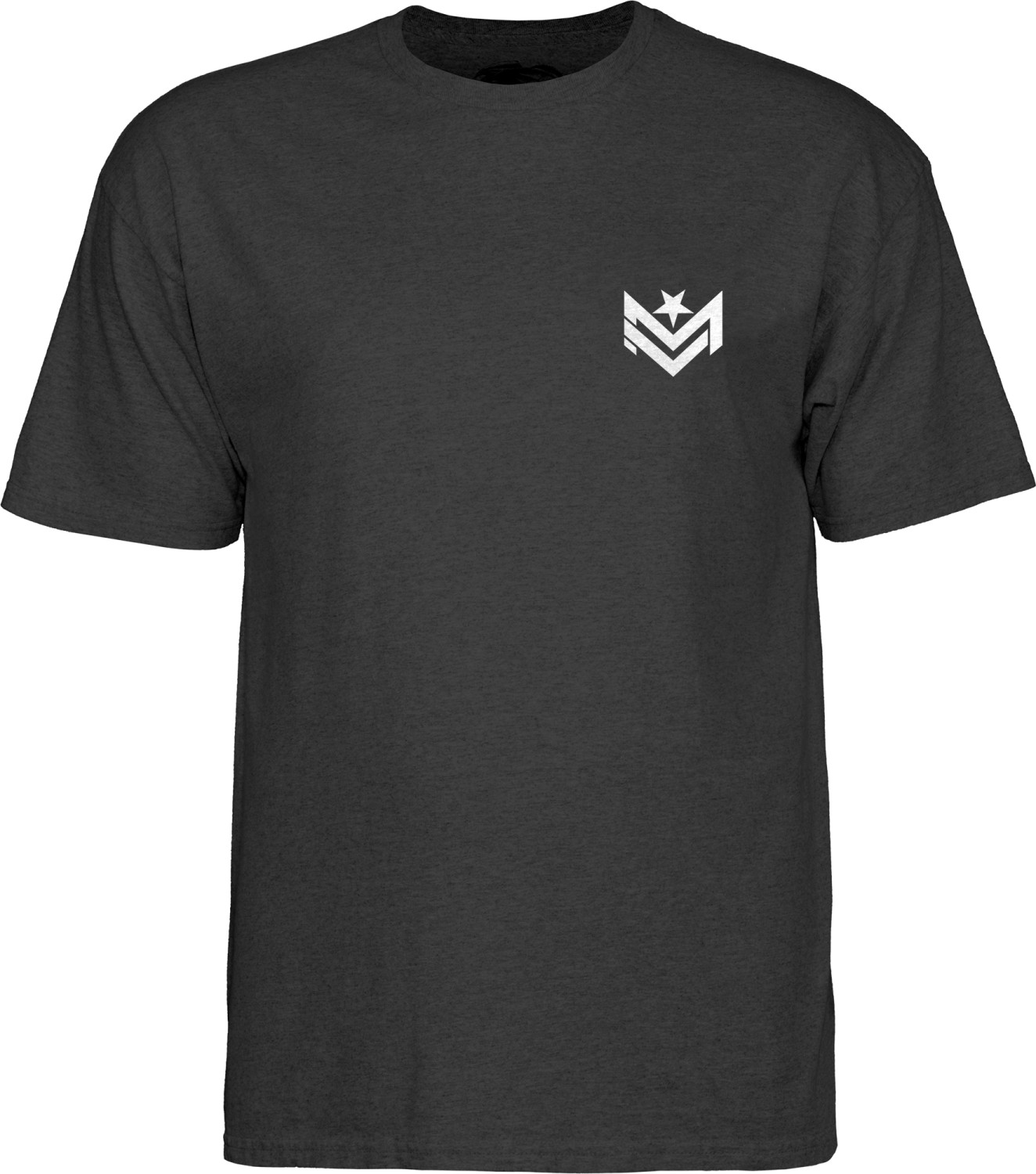 White Logo Chevron T-Shirt