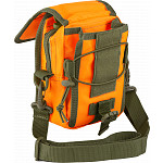 Mini logo Shoulder Bag Bright Orange 7" x 5"