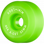 Mini Logo Skateboard Wheels A-cut "2" 53mm 90A Green 4pk