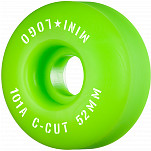 Mini Logo Skateboard Wheels C-cut "2" 52mm 101A Green 4pk