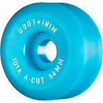 Mini Logo Skateboard Wheels A-cut "2" 54mm 101A Blue 4pk