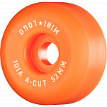 Mini Logo Skateboard Wheels A-cut "2" 53mm 101A Orange 4pk