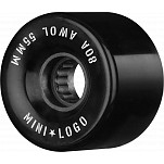 Mini Logo AWOL Skateboard Wheels 55mm 80A Black 4pk
