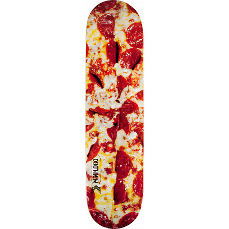 Mini Logo Small Bomb Skateboard Deck 126 Pizza - 7.625 x 31.625 