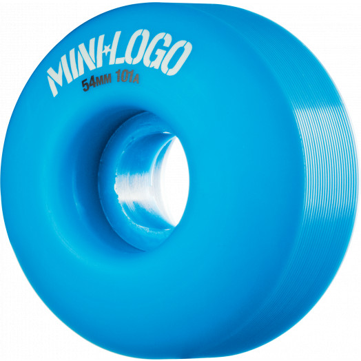 Mini Logo Wheel C-cut 54mm 101A Blue 4pk