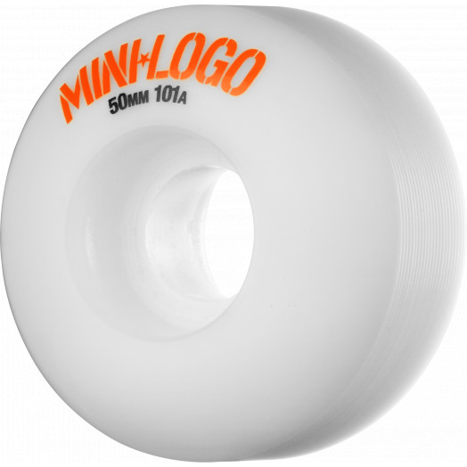 Mini Logo Wheel C-cut 50mm 101A White 4pk