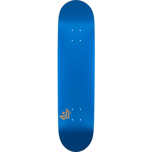 Mini Logo Chevron Skateboard Deck 250 Metallic Blue - 8.75 x 33