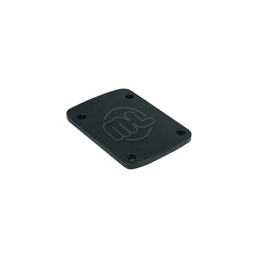 Mini Logo Risers Shock Pad x2 Black 0.1 Inch 