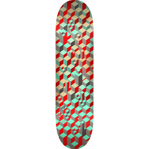 MINI LOGO PATTERN BLOCKS SKATEBOARD DECK 242 K20 - 8 x 31.45