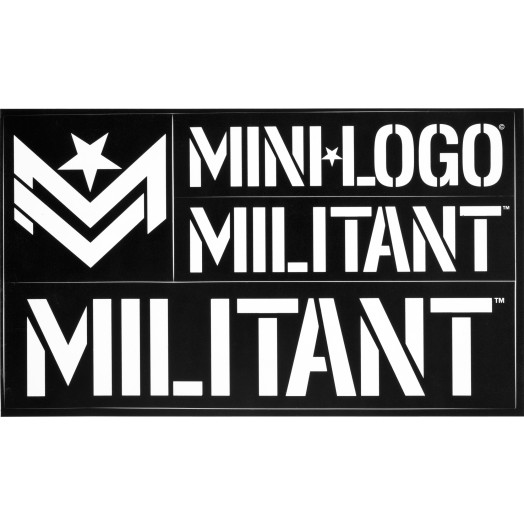 Mini Logo Miltant Single Sticker