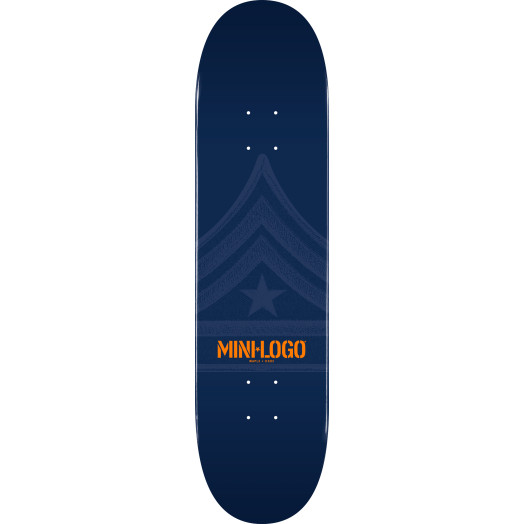 Mini Logo Quartermaster Skateboard Deck 188 Navy 7.88 x 31.67 Mini