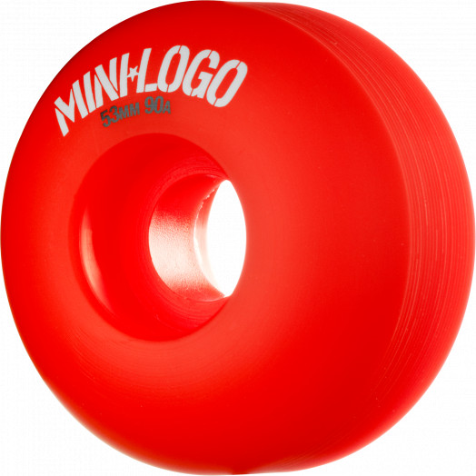 Mini Logo Wheel Hybrid C-cut 53mm 90A Red 4pk