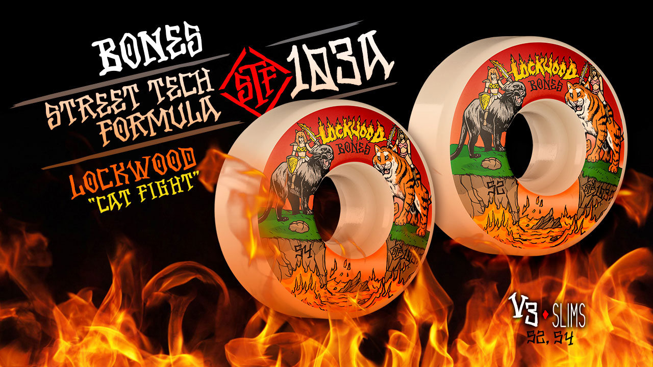 BONES WHEELS - Lockwood 'Cat Fight' Wheels