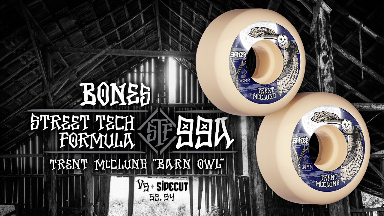 BONES WHEELS - McClung 'Barn Owl' Wheels
