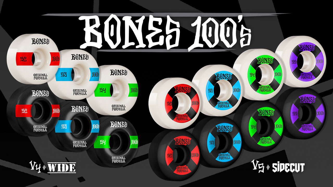 BONES WHEELS - BONES 100’s