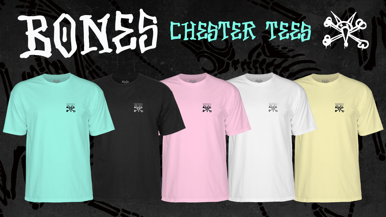 BONES Wheels Chester T-shirts