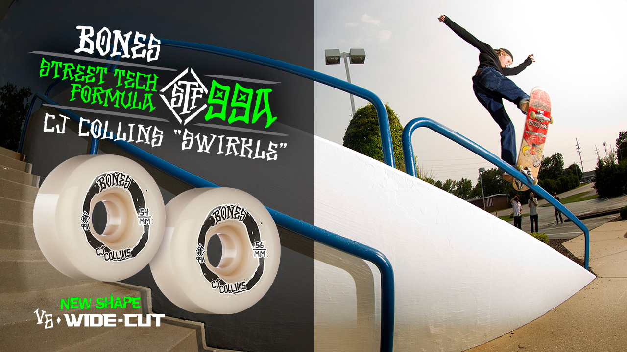 BONES WHEELS - Swirkle - CJ Collins