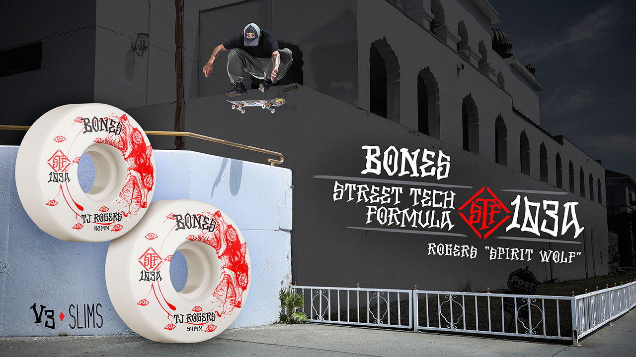 BONES WHEELS - Rogers Spirit Wolf Wheel